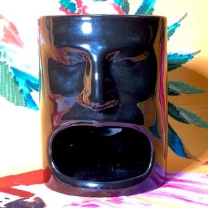 Cordon Bleu Face Mug Milk & Cookies Cup | 10 oz Black